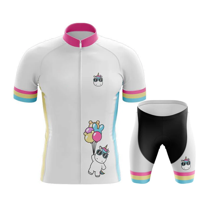 

Rainbow pony Cycling Jerseys Set 2023 Men Summer Breathable Cycling Clothing MTB Ropa Ciclismo Cycling Bib Shorts Bicycling Suit