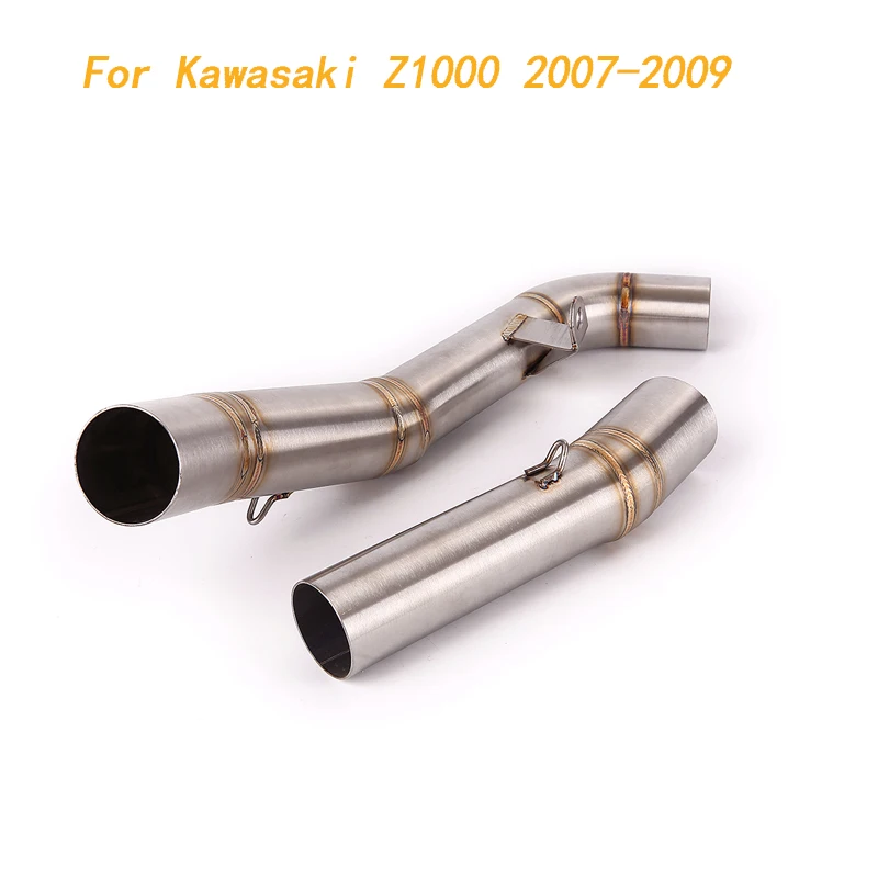 Slip On Motorcycle Exhaust Mid Connect Tube Middle Link Pipe Stainless Steel Exhaust System For Kawasaki Z1000 2007-2009 
Slip On Motorcycle Exhaust Mid Connect Tube Middle Link Pipe Stainless Steel Exhaust System For Kawasaki Z1000 2007-2009