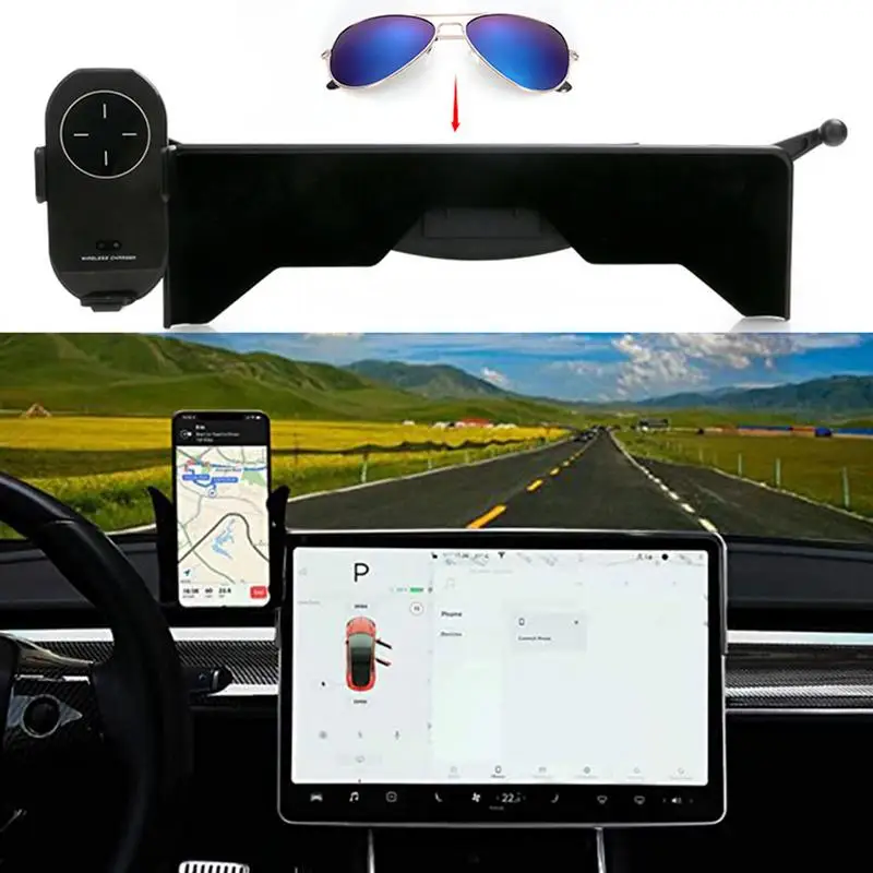 ForTesla Model 3/Y Mobile Phone Holder Soft Car Charger Bracket With Wireless Charging And Glasses Holder Handset Holder
ForTesla Model 3/Y Mobile Phone Holder Soft Car Charger Bracket With Wireless Charging And Glasses Holder Handset Holder