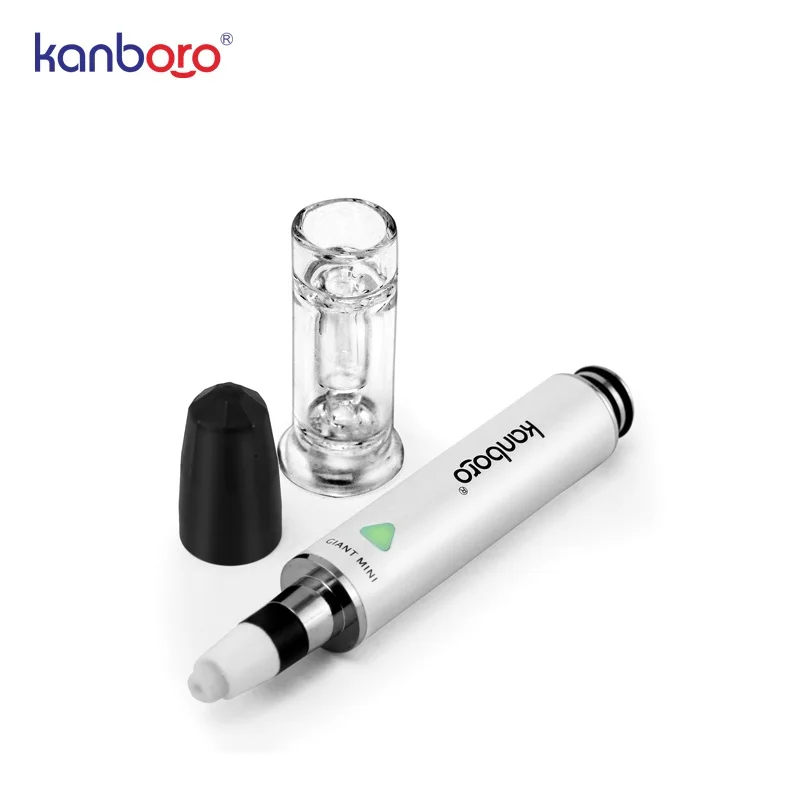 

Kanboro Giant Mini Wax Vape Pen Kit with Ceramic Heating Coil Glass Filter Concentrate Oil Electric E Rig Vapor Herbal Vaporizer
