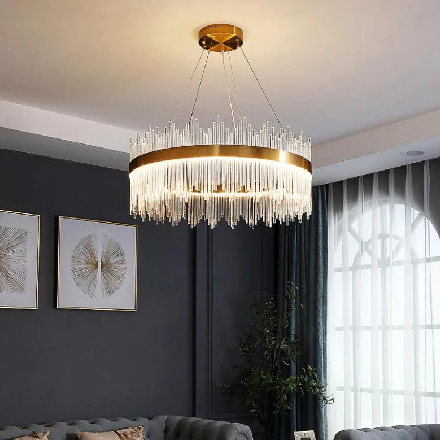 Modern Crystal Chandelier Lighting LED Pendant Lights For Living Dining Room Kitchen Restaurant Light Bedroom Decor Hanging Lamp
Modern Crystal Chandelier Lighting LED Pendant Lights For Living Dining Room Kitchen Restaurant Light Bedroom Decor Hanging Lamp