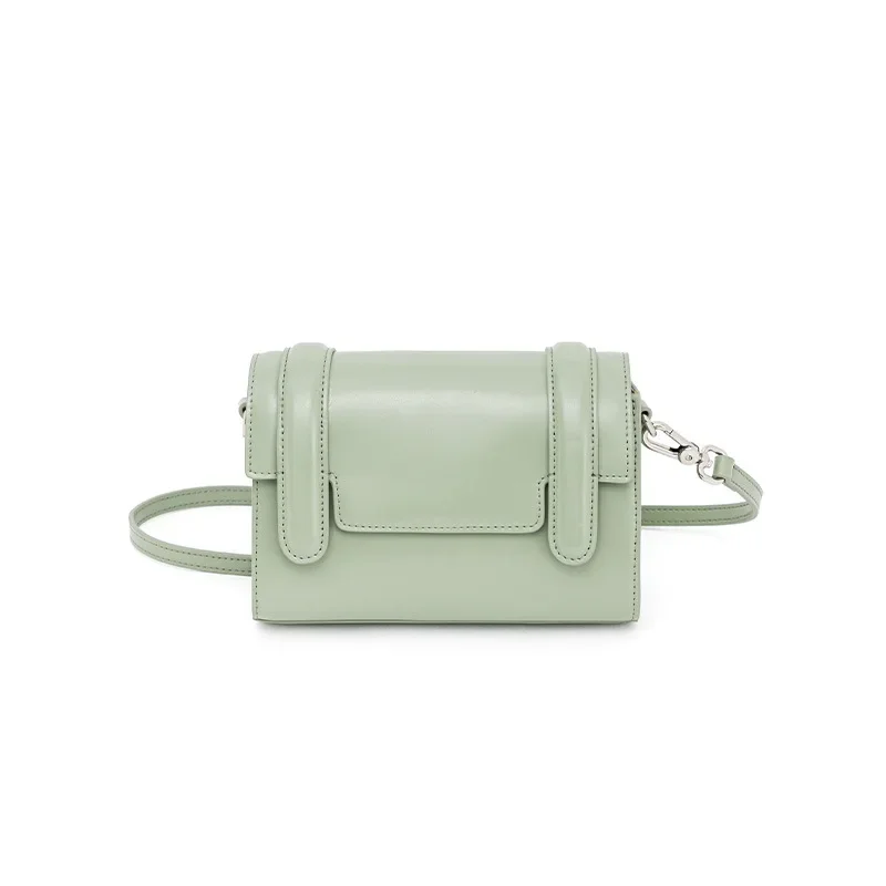 Классические сумки-мессенджеры из натуральной кожи, на весну и лето, нишевые высококачественные модные маленькие квадратные ранцы через плечо 
Классические сумки-мессенджеры из натуральной кожи, на весну и лето, нишевые высококачественные модные маленькие квадратные ранцы через плечо