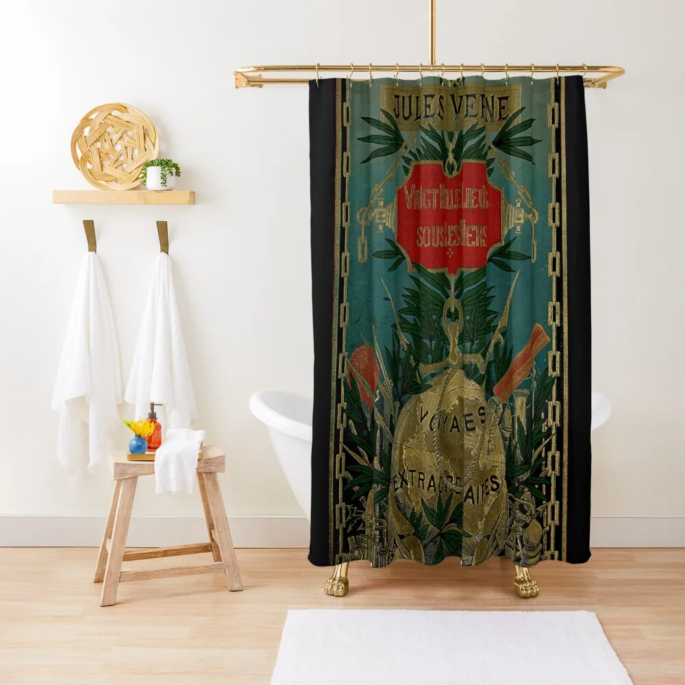 Jules Verne Extraordinary Voyages Shower Curtain For Bathroom Cover Bathroom Fabric Curtain
Jules Verne Extraordinary Voyages Shower Curtain For Bathroom Cover Bathroom Fabric Curtain