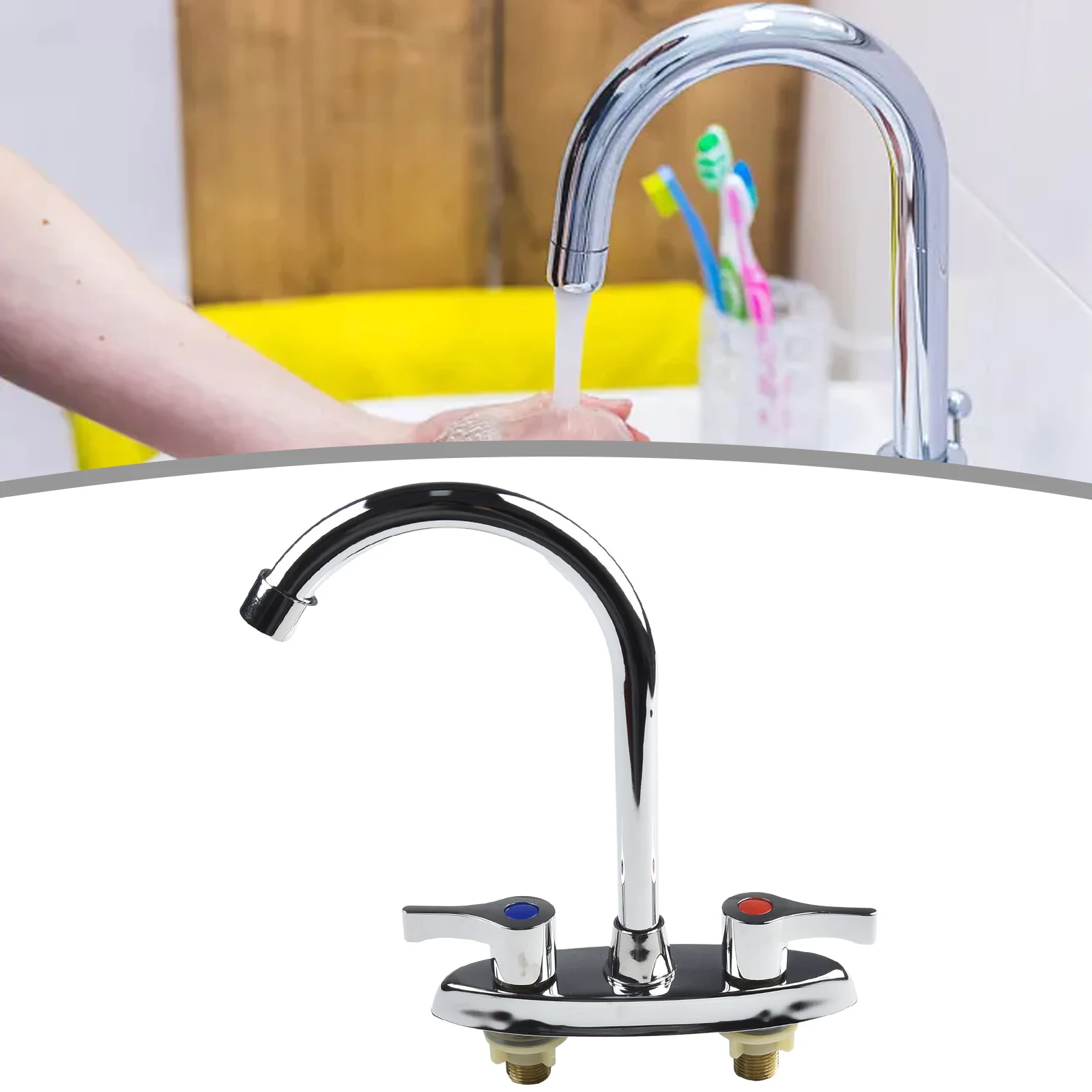 Hot Cold Double Hole Table Basin Faucet Washbasin For Kitchen Bathroom Sink Mixer Tap Vegetable Basin Faucets Bathroom Fixture
Hot Cold Double Hole Table Basin Faucet Washbasin For Kitchen Bathroom Sink Mixer Tap Vegetable Basin Faucets Bathroom Fixture
