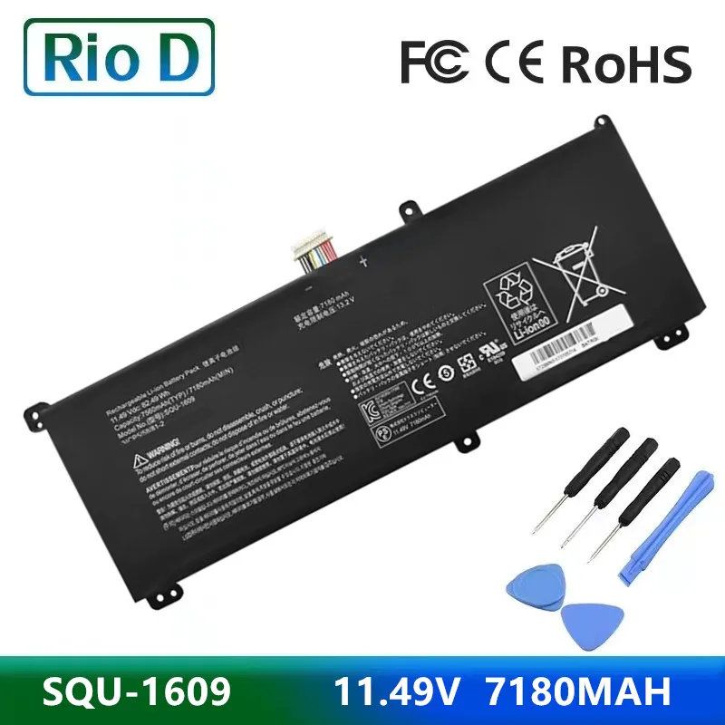SQU-1609 Laptop Battery for Hasee Thunderobot Dino X6 X7A 4K X5TA 911M T65 QNL5S02 15GD870-XA70K XX70K SQU-1611 SQU-1710 1713
SQU-1609 Laptop Battery for Hasee Thunderobot Dino X6 X7A 4K X5TA 911M T65 QNL5S02 15GD870-XA70K XX70K SQU-1611 SQU-1710 1713