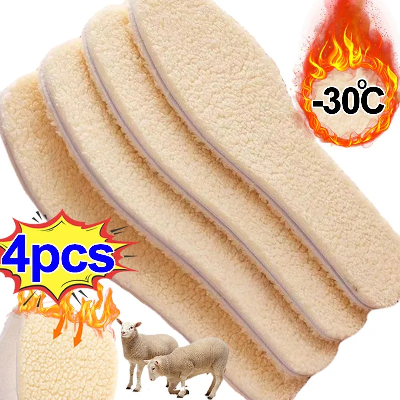 2/4pcs Lamb Fleece Insoles Men Women Winter Keep Warm Insole Soft Wool Thicken Shoepad Cashmere Shoes Insert Thermal Shoe Pads
2/4pcs Lamb Fleece Insoles Men Women Winter Keep Warm Insole Soft Wool Thicken Shoepad Cashmere Shoes Insert Thermal Shoe Pads