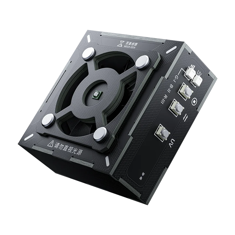 Qianli MEGAIDEA Portable Taichi Turbine Cooling UV Curing Fan 3-gear Adjustment USB Charging Mobile Phone Maintenance Tool
Qianli MEGAIDEA Portable Taichi Turbine Cooling UV Curing Fan 3-gear Adjustment USB Charging Mobile Phone Maintenance Tool