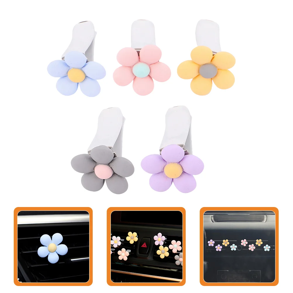5 Pcs Air Outlet Clip Flower Car Accessories Vent Clips Abs Freshener Refresher for
5 Pcs Air Outlet Clip Flower Car Accessories Vent Clips Abs Freshener Refresher for