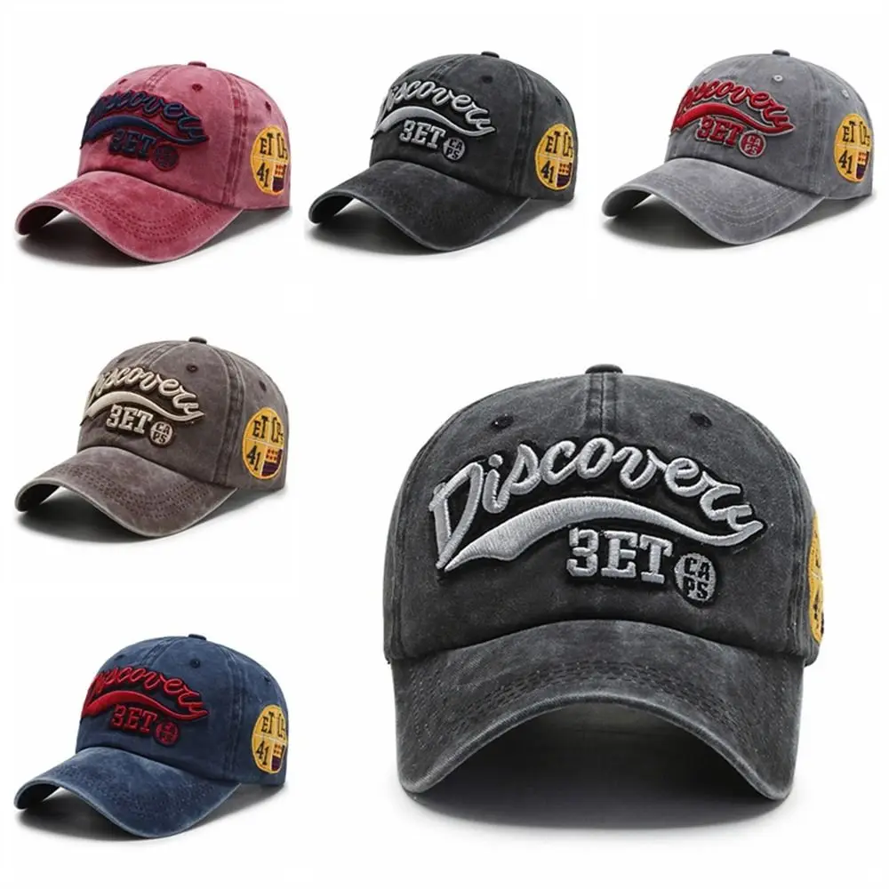Embroidery Letter Baseball Cap Dad Hat Snapback Washed Hip Hop Hat Vintage Retro Trucker Hat Summer
Embroidery Letter Baseball Cap Dad Hat Snapback Washed Hip Hop Hat Vintage Retro Trucker Hat Summer