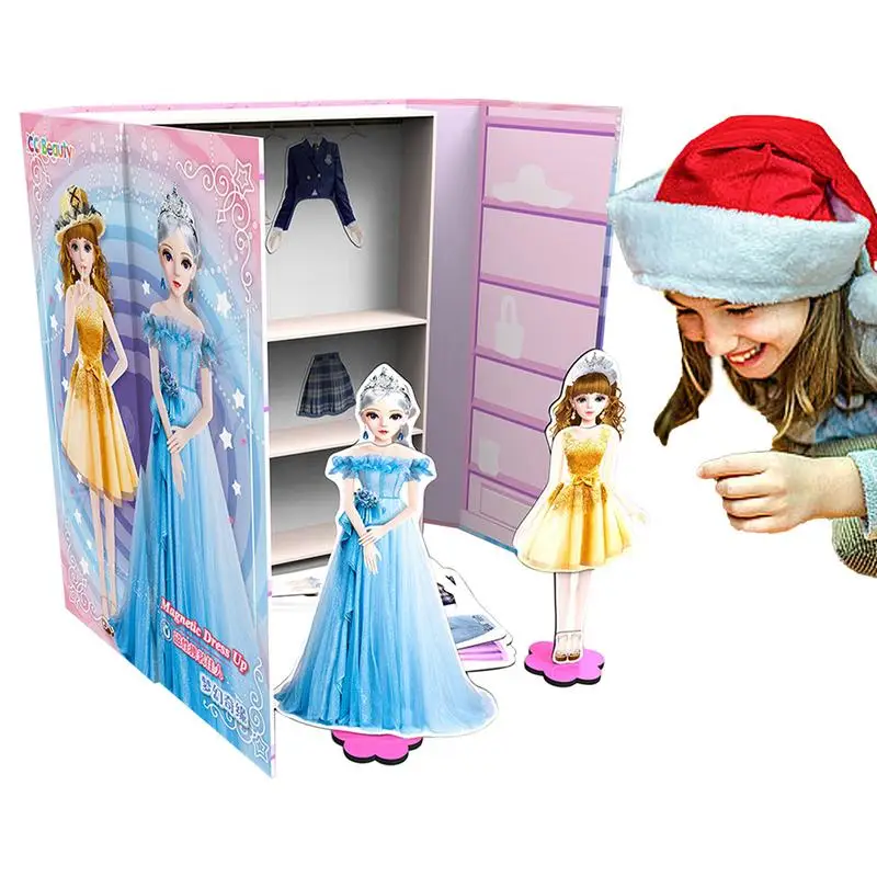 Magnetic Paper Dolls Magnetic Paper Princess Dress Up Set Educational Pretend And Play Travel Playset Toy Dress Up Games
Magnetic Paper Dolls Magnetic Paper Princess Dress Up Set Educational Pretend And Play Travel Playset Toy Dress Up Games