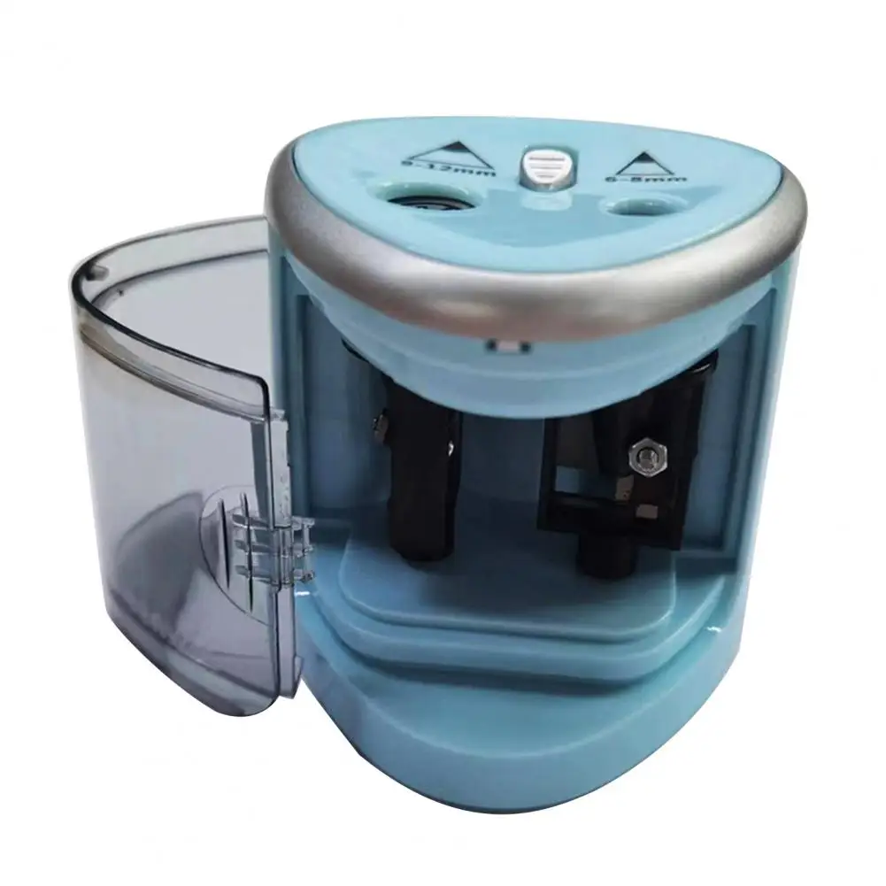 Electric Pencil Sharpener Carbon Steel Blade Pencil Sharpener Compact Dual Hole Pencil Sharpeners for School Office for Kids
Electric Pencil Sharpener Carbon Steel Blade Pencil Sharpener Compact Dual Hole Pencil Sharpeners for School Office for Kids