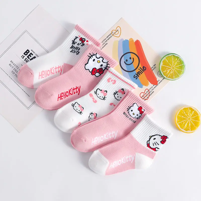 Sanrio Anime Hello Kitty Kawaii Socks Cute Cartoon Character Children Socks Warm Comfortable Mid-Calf Socks Kids Gift
Sanrio Anime Hello Kitty Kawaii Socks Cute Cartoon Character Children Socks Warm Comfortable Mid-Calf Socks Kids Gift