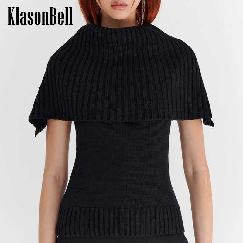 2.26 KlasonBell 2024 Spring Summer New Turn Down Collar Zipper Reversible Wear Knitted Wool Vest Women Clothes
2.26 KlasonBell 2024 Spring Summer New Turn Down Collar Zipper Reversible Wear Knitted Wool Vest Women Clothes