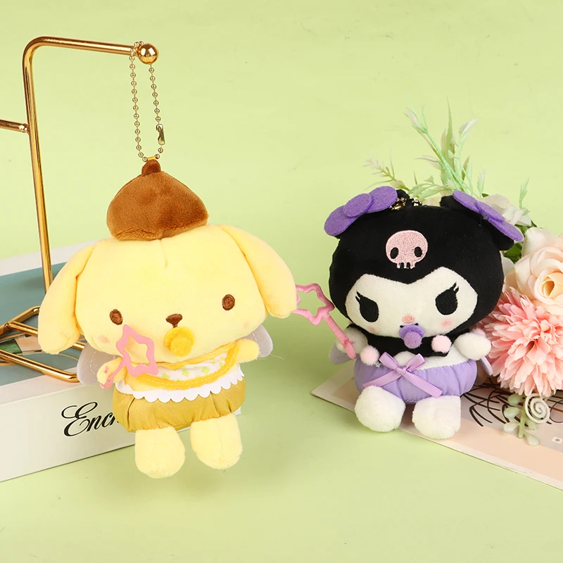 12cm Anime Sanrio figure Plush Doll Keychain Kuromi Cinnamoroll Pompom purin Soft Stuffed Pendant Keyring Collectible Model Toy
12cm Anime Sanrio figure Plush Doll Keychain Kuromi Cinnamoroll Pompom purin Soft Stuffed Pendant Keyring Collectible Model Toy