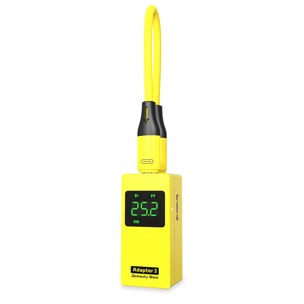 SpeedyBee Adapter 3 WiFi Bluetooth Wireless Betaflight INAV EmuFlight Configurator ESC Flasher Blackbox Analyzer 1-6S Checker
SpeedyBee Adapter 3 WiFi Bluetooth Wireless Betaflight INAV EmuFlight Configurator ESC Flasher Blackbox Analyzer 1-6S Checker