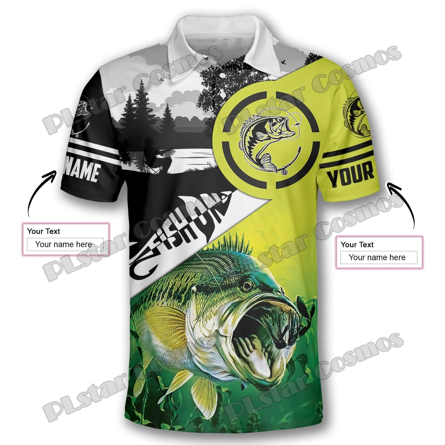 PLstar Cosmos Fishing Makes Me Happy Bass Fish Pattern 3D Full Printed Men's Polo Shirts Fashion Casual short sleeve shirt PLP18
PLstar Cosmos Fishing Makes Me Happy Bass Fish Pattern 3D Full Printed Men's Polo Shirts Fashion Casual short sleeve shirt PLP18