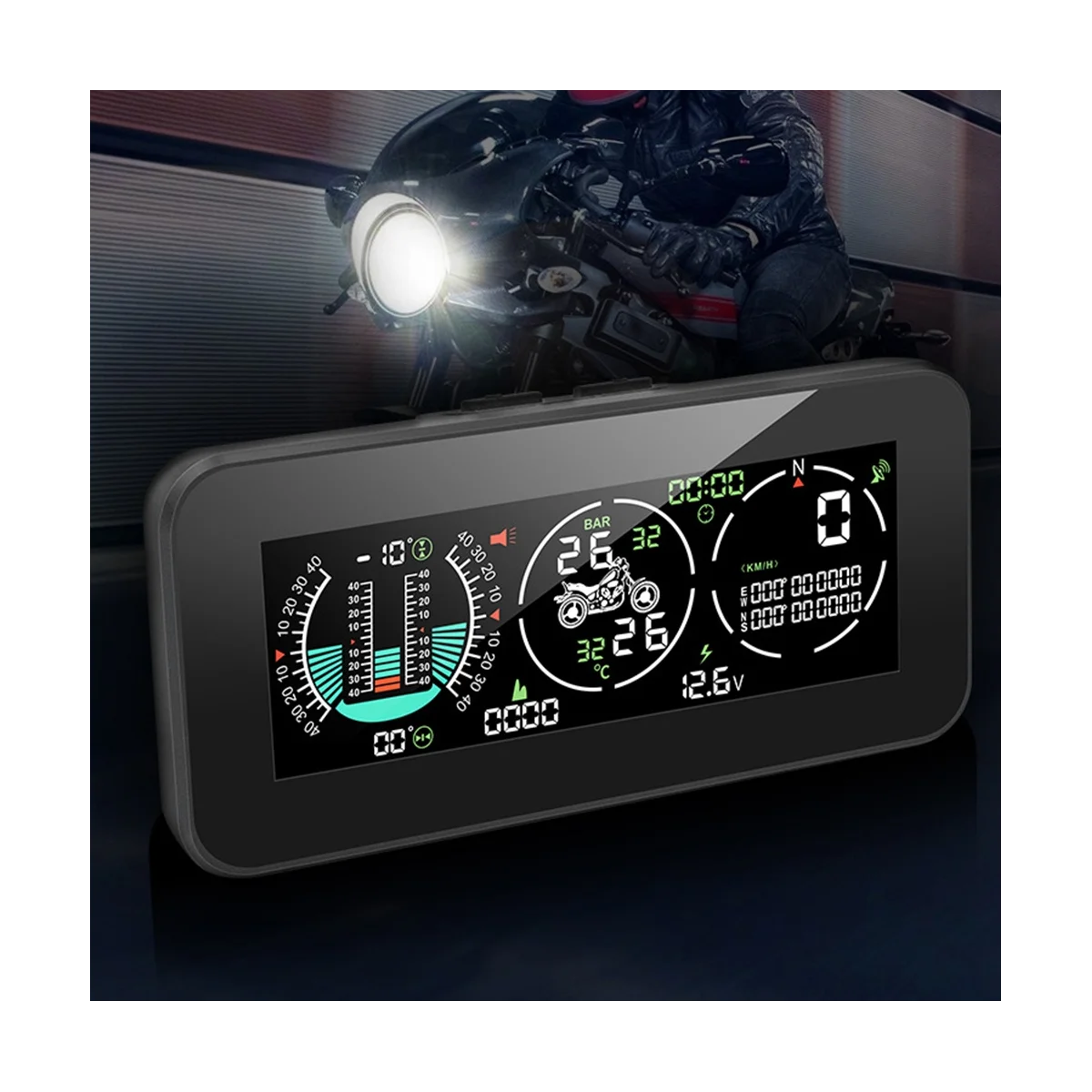 F3 Motorcycle 3 in 1 Tire Pressure Monitor GPS Speedometer Vehicle Speed Tachometer Slope Meter TPMS LCD Digital HUD
F3 Motorcycle 3 in 1 Tire Pressure Monitor GPS Speedometer Vehicle Speed Tachometer Slope Meter TPMS LCD Digital HUD