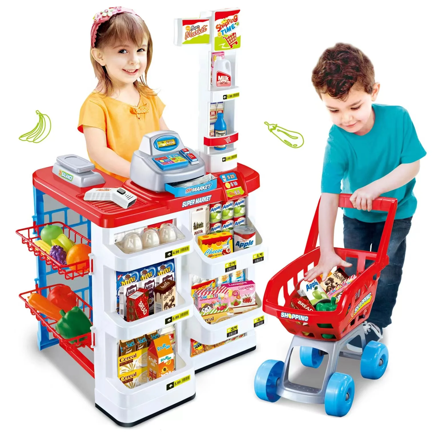 new Preschool Educational Home Supermarket Toy Pretend Play Supermarket Cashier Desk Toy
new Preschool Educational Home Supermarket Toy Pretend Play Supermarket Cashier Desk Toy