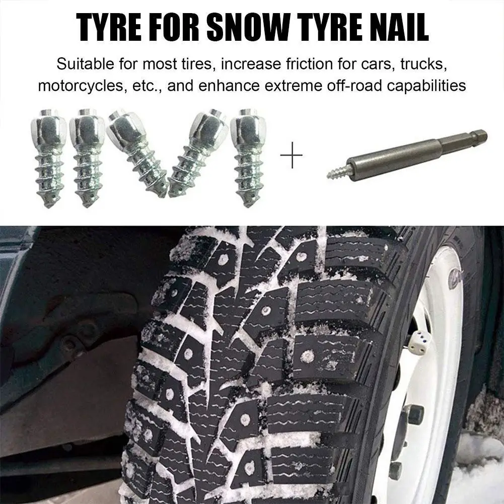 1-200pcs Car Tire Studs Anti-Slip Screws Nails Auto Truck Off-road For Motorcycle Bicycle Winter Emergency
1-200pcs Car Tire Studs Anti-Slip Screws Nails Auto Truck Off-road For Motorcycle Bicycle Winter Emergency