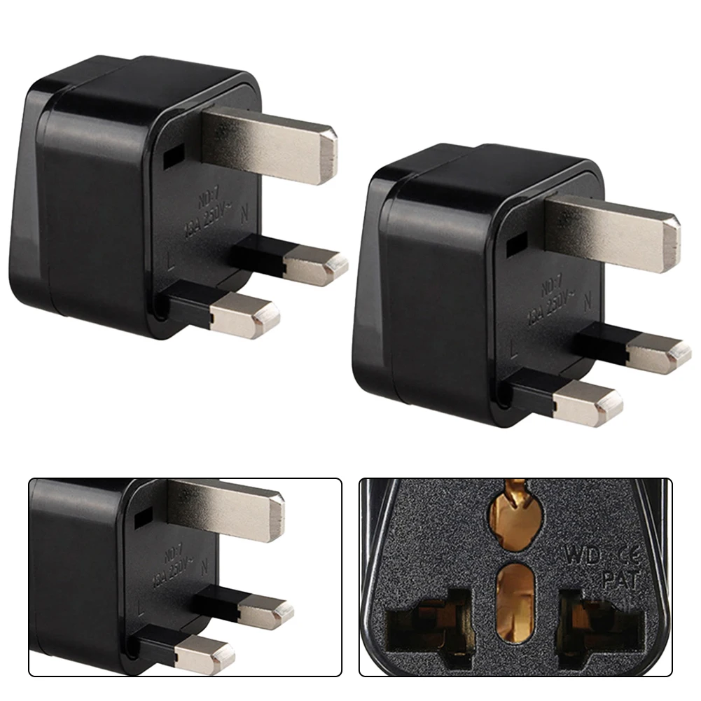2x UK Travel Plug Adapter, Russia HK CN U S AU EU To UK Power Converter Socket Conversion Plug Electrical Equipment Supplies
2x UK Travel Plug Adapter, Russia HK CN U S AU EU To UK Power Converter Socket Conversion Plug Electrical Equipment Supplies