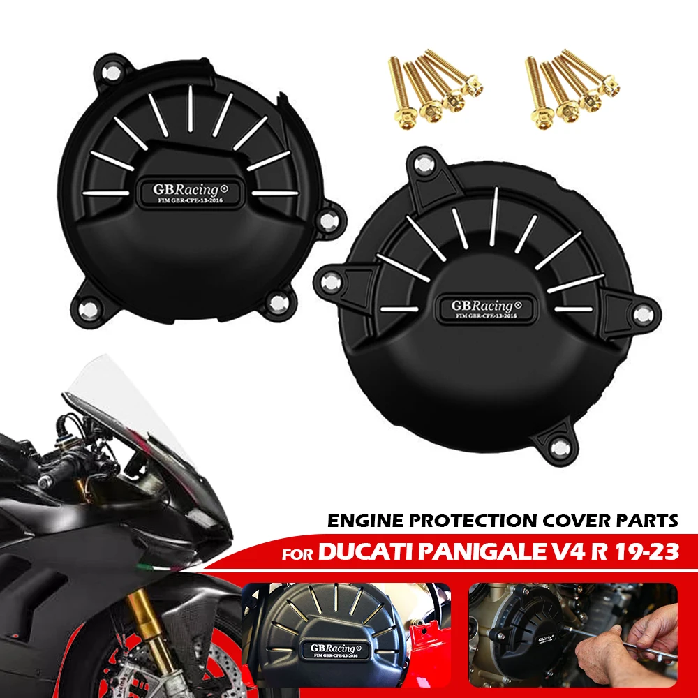 Чехлы для двигателей DUCATI PANIGALE V4 R 2019-2023 V4R, Защитные чехлы для мотоциклов, защита для двигателя, аксессуары для гонок
Чехлы для двигателей DUCATI PANIGALE V4 R 2019-2023 V4R, Защитные чехлы для мотоциклов, защита для двигателя, аксессуары для гонок