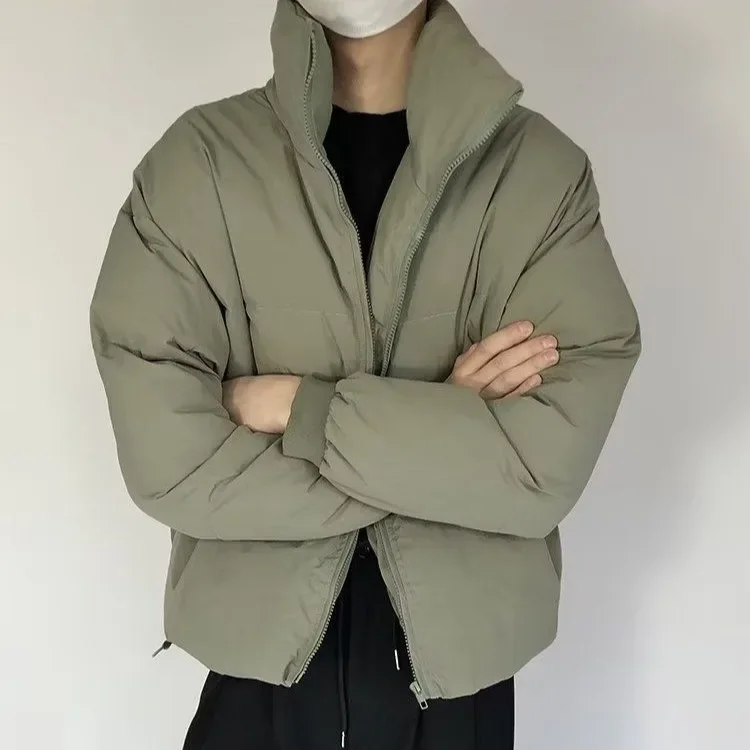 Vintage Men Winter Stand Collar Puffer Jacket Retro Parkas Coats Men Solid Color Korean Fashion Oversized Warm Thick Windbreaker
Vintage Men Winter Stand Collar Puffer Jacket Retro Parkas Coats Men Solid Color Korean Fashion Oversized Warm Thick Windbreaker