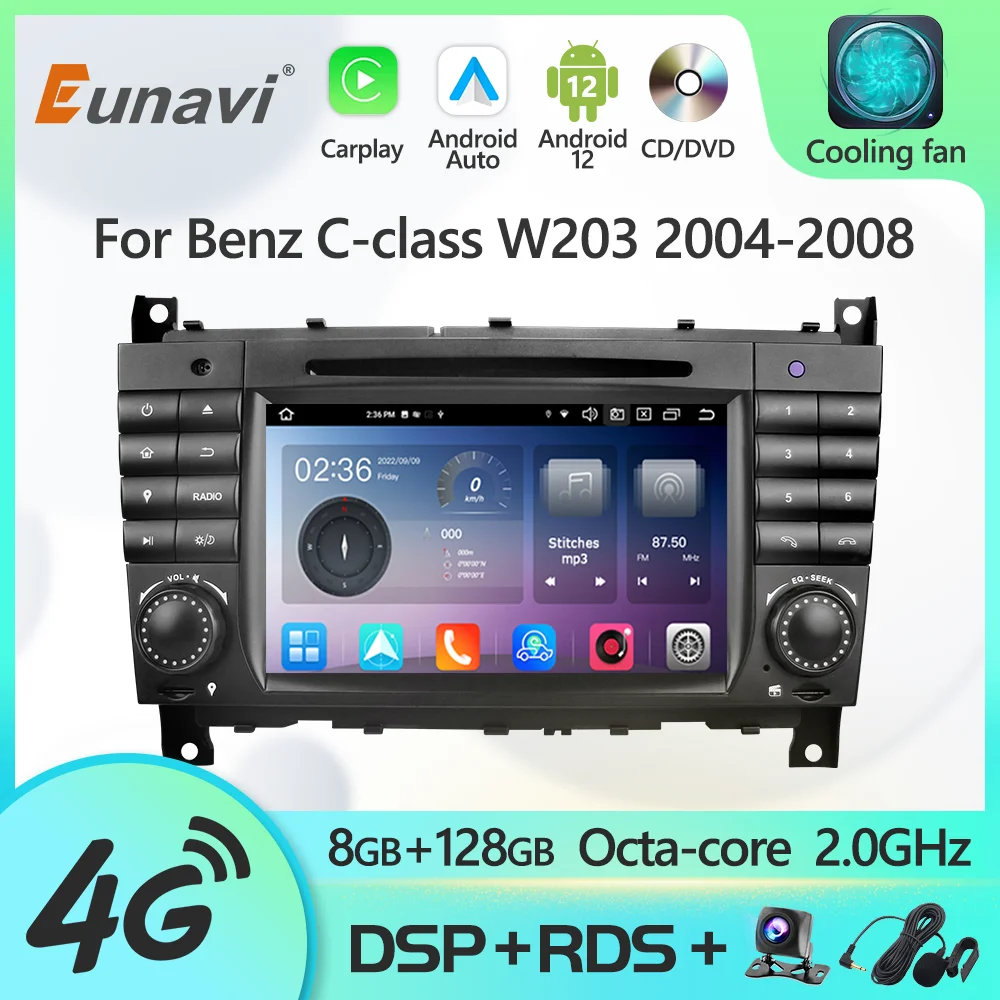 Eunavi 2 Din Android 13 радио dvd-плеер для Mercedes Benz W203 Vito W639 VaneoCLK W209 W213M 2000-2005 GPS Carplay мультимедиа
Eunavi 2 Din Android 13 радио dvd-плеер для Mercedes Benz W203 Vito W639 VaneoCLK W209 W213M 2000-2005 GPS Carplay мультимедиа