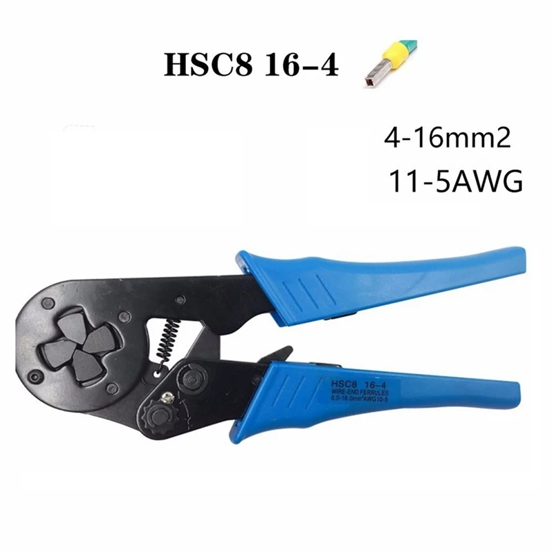 HSC8 Steel Crimping Pliers Wire Crimping Tool Self-Adjusting Terminal Crimping Tool
HSC8 Steel Crimping Pliers Wire Crimping Tool Self-Adjusting Terminal Crimping Tool