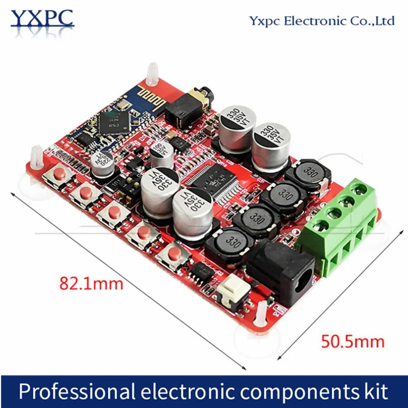 

TDA7492P 50W+50W Wireless Bluetooth Compatible 4.0 Audio Receiver Digital Amplifier Board 2.1 Interface 8 ~ 25V DC Power Supply