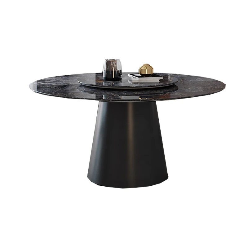 Italian small and medium-sized roundtable luxury rock table and chair combination modern minimalist with turntable
Italian small and medium-sized roundtable luxury rock table and chair combination modern minimalist with turntable
