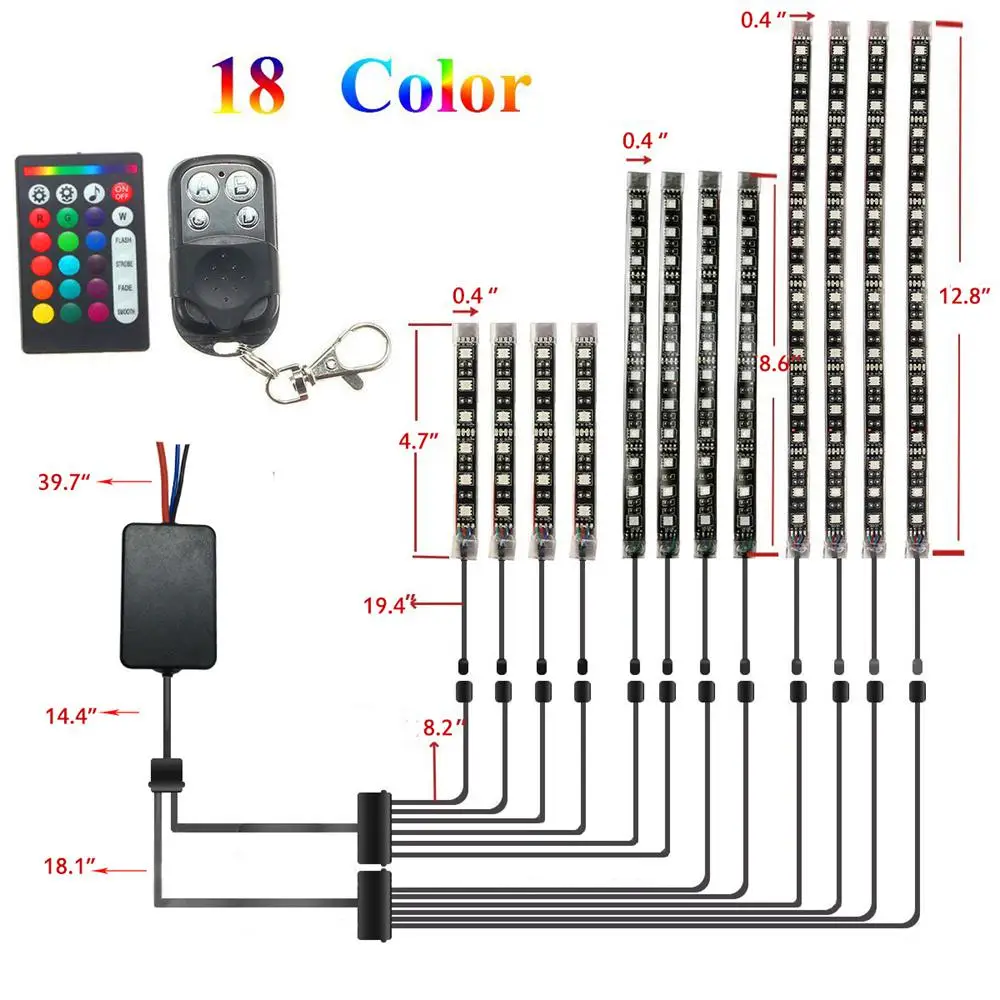 12V Motorcycle Decorative Lamp Strip Car Ambient Light Flexible Strip Neon Remote Smart Bluetooth Set Waterproof Motorbike Light
12V Motorcycle Decorative Lamp Strip Car Ambient Light Flexible Strip Neon Remote Smart Bluetooth Set Waterproof Motorbike Light
