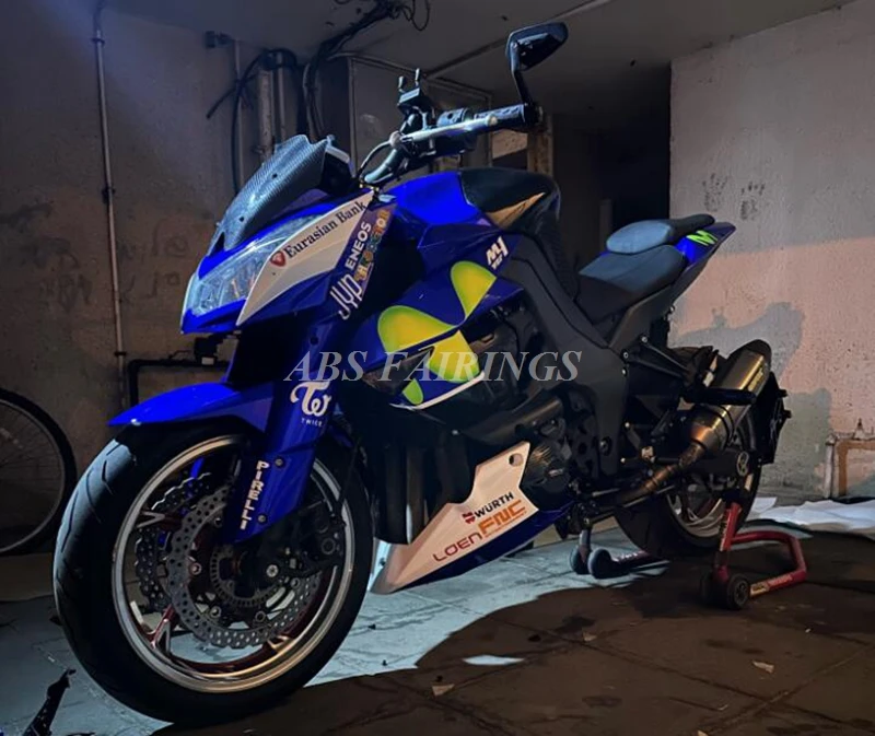 Новый комплект обтекателей из АБС-пластика, подходит для Kawasaki Z1000 2010 2011 2012 2013 1000 10 11 12 13, кузов белого и синего цвета на заказ
Новый комплект обтекателей из АБС-пластика, подходит для Kawasaki Z1000 2010 2011 2012 2013 1000 10 11 12 13, кузов белого и синего цвета на заказ