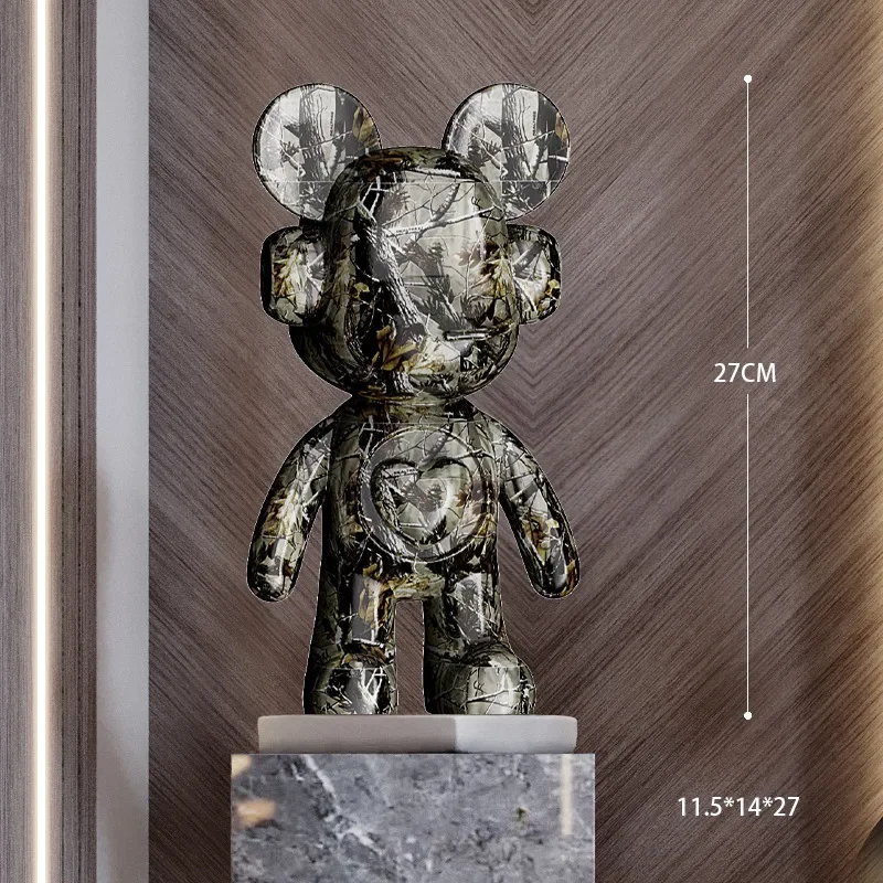 New pitch black forest color scheme 27cm/35cm luxury resin DJ bear series ornaments, office desk and wine cabinet decoration
New pitch black forest color scheme 27cm/35cm luxury resin DJ bear series ornaments, office desk and wine cabinet decoration