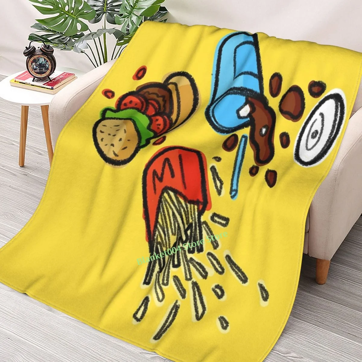 Burger Time Throw Blanket 3D printed sofa bedroom decorative blanket children adult Christmas gift
Burger Time Throw Blanket 3D printed sofa bedroom decorative blanket children adult Christmas gift