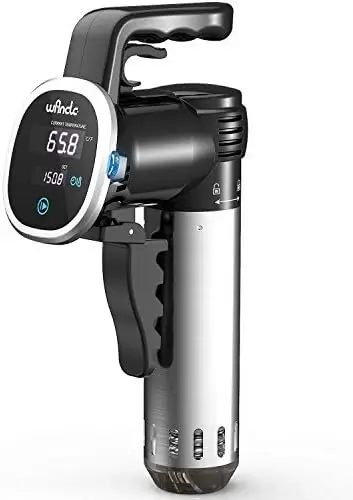 Vide Cooker, Wancle Thermal Immersion Circulator, with Recipe E-Cookbook, Accurate Temperature Digital Timer, Ultra-quiet, 850 W
Vide Cooker, Wancle Thermal Immersion Circulator, with Recipe E-Cookbook, Accurate Temperature Digital Timer, Ultra-quiet, 850 W
