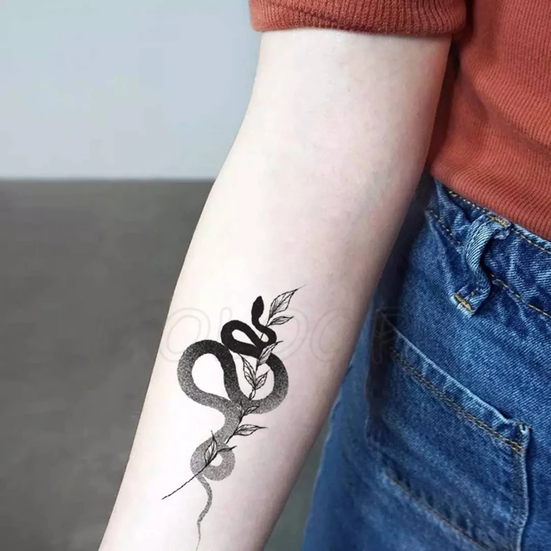 Snake Animal Leaf Plant Temporary Tattoo Sticker Fake Tattoos for Women Men Body Makeup Waterproof Stickers
Snake Animal Leaf Plant Temporary Tattoo Sticker Fake Tattoos for Women Men Body Makeup Waterproof Stickers