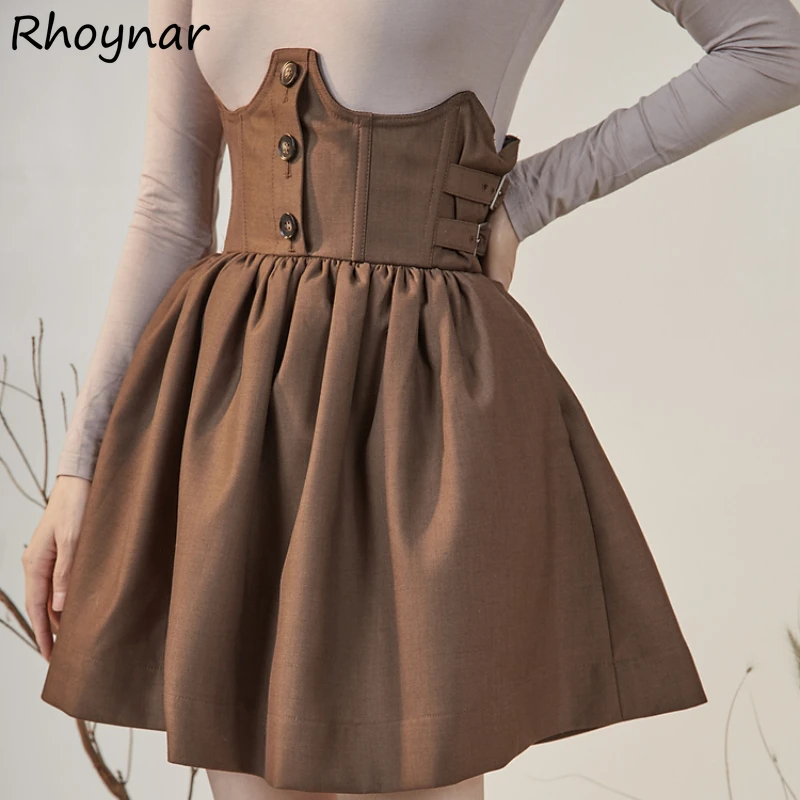 Skirts Women Retro Simple Summer All-match Students Elegant Gentle Popular Ins Hot Sale Cozy Solid A-line Leisure High Waist Fit
Skirts Women Retro Simple Summer All-match Students Elegant Gentle Popular Ins Hot Sale Cozy Solid A-line Leisure High Waist Fit