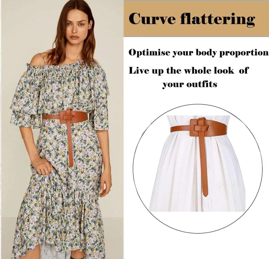 Simple Designer Belts For Women Knot Soft Genuine Leather Long Waistband Female Waist Wide Coat Corset Belt Cummerbunds
Simple Designer Belts For Women Knot Soft Genuine Leather Long Waistband Female Waist Wide Coat Corset Belt Cummerbunds