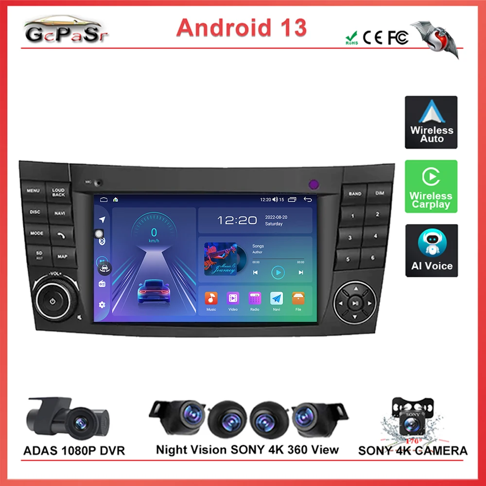 Автомагнитола на Android для Mercedes Benz E-class W211 E200 E220 E300 E350 E240 E270 E280 CLS CLASS W219, мультимедийный плеер с экраном
Автомагнитола на Android для Mercedes Benz E-class W211 E200 E220 E300 E350 E240 E270 E280 CLS CLASS W219, мультимедийный плеер с экраном