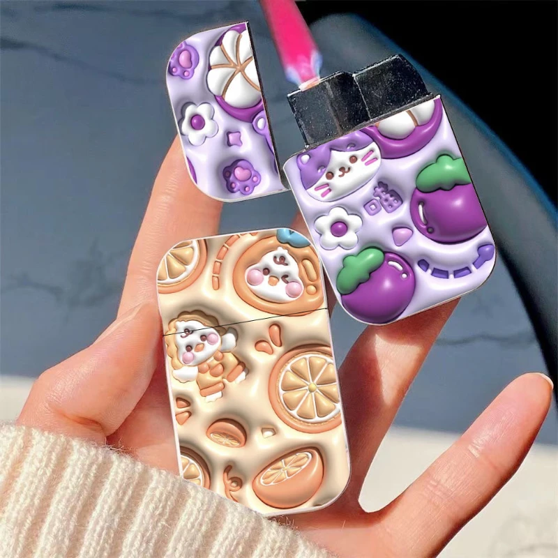 Creative Cartoon Cute Pink Flame Lighter Gas Transparent Cigar Lighter INS Girls High Beauty Lighter Creative Windproof Lighter
Creative Cartoon Cute Pink Flame Lighter Gas Transparent Cigar Lighter INS Girls High Beauty Lighter Creative Windproof Lighter