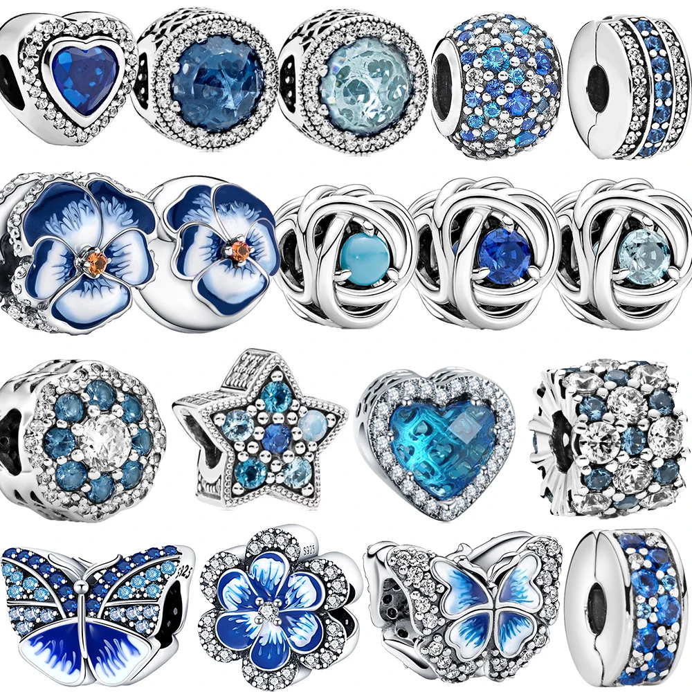 Sparkling S925 Sterling Silver Pave Blue Gem Clip Butterfly Bead Star Heart Charm Fit Brand Bracelet Jewelry Birthday Gift
Sparkling S925 Sterling Silver Pave Blue Gem Clip Butterfly Bead Star Heart Charm Fit Brand Bracelet Jewelry Birthday Gift