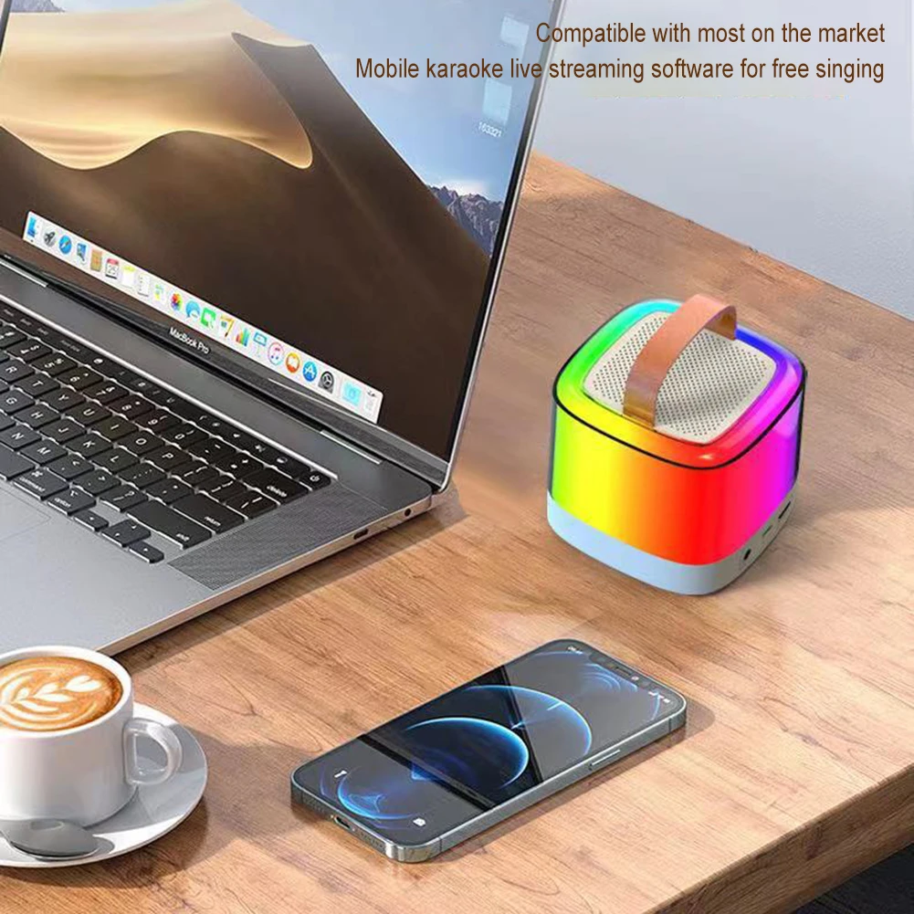 Fashion Color Night Light Wireless Microphone Speaker Portable Singing Audios Machine For Family Party
Fashion Color Night Light Wireless Microphone Speaker Portable Singing Audios Machine For Family Party
