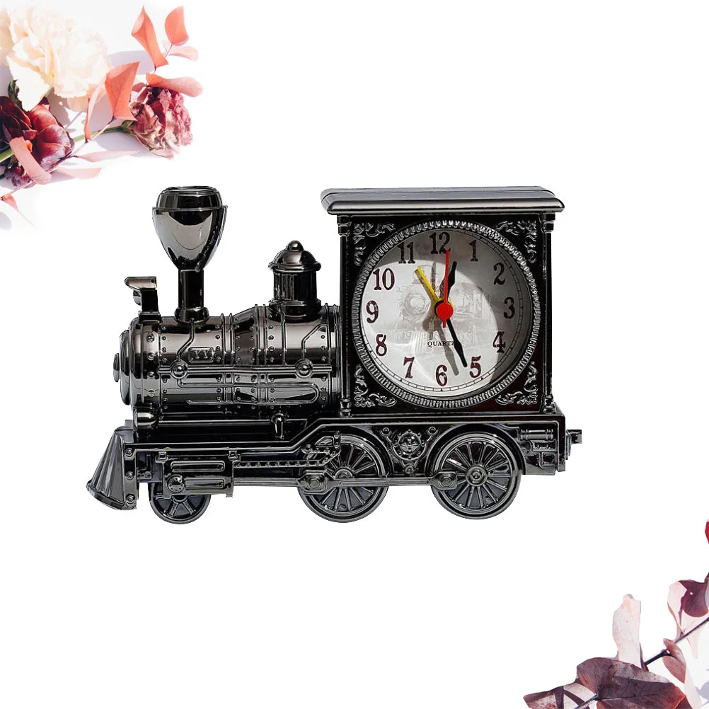 Railway Engine Alarm Clock Creative Desktop Ornaments for Bedroom Livingroom (Black)
Railway Engine Alarm Clock Creative Desktop Ornaments for Bedroom Livingroom (Black)