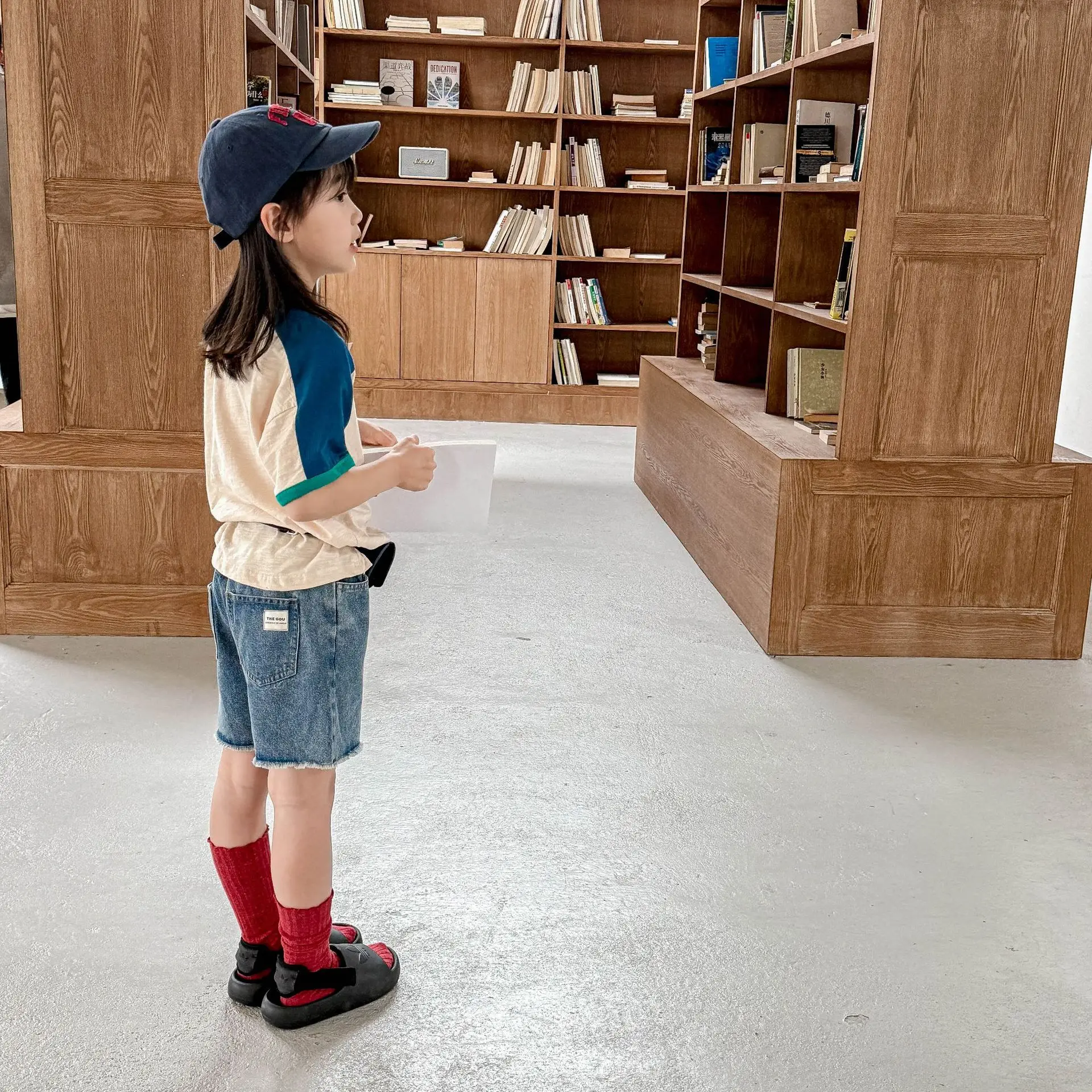 2025 Summer New Girls Denim Shorts Children Casual Pants Loose Boys Jeans Solid Color Baby Shorts Kids Clothes 11 Sbda67f0945ea484c92cad5fb48f21a602