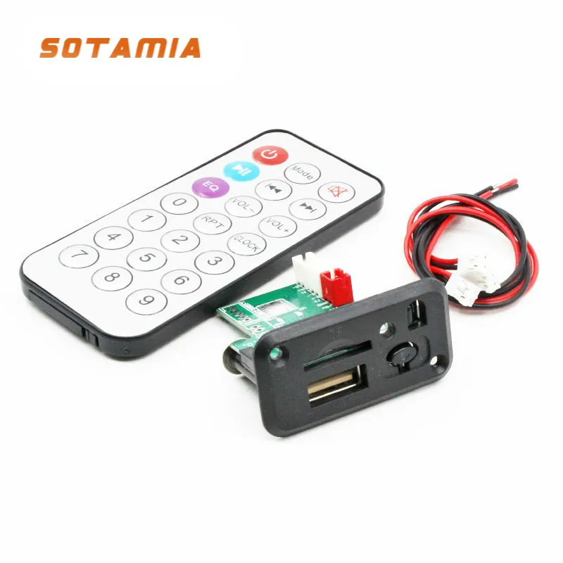 SOTAMIA MP3 Decoder Board 2*3W Stereo Power Amplifier Decoding USB TF U Disk Audio Player 3.7-5V Lossless MP3 Speaker Module
SOTAMIA MP3 Decoder Board 2*3W Stereo Power Amplifier Decoding USB TF U Disk Audio Player 3.7-5V Lossless MP3 Speaker Module