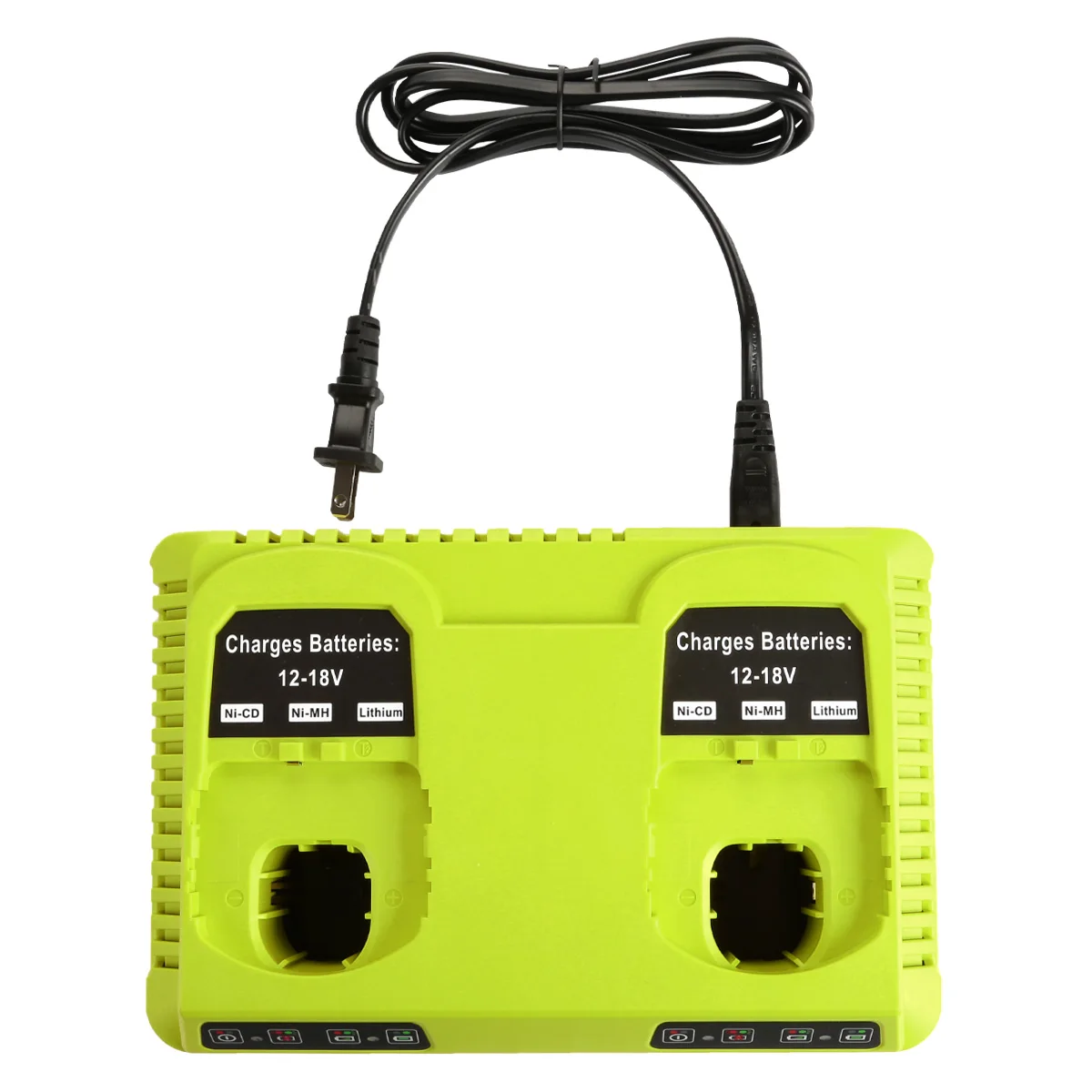 ODM OEM P117 Dual Chemistry IntelliPort Charger Li-ion & Ni-cad Ni-Mh Battery Charger 12V MAX and 18V MAX For Ryobi ONE Plus
ODM OEM P117 Dual Chemistry IntelliPort Charger Li-ion & Ni-cad Ni-Mh Battery Charger 12V MAX and 18V MAX For Ryobi ONE Plus