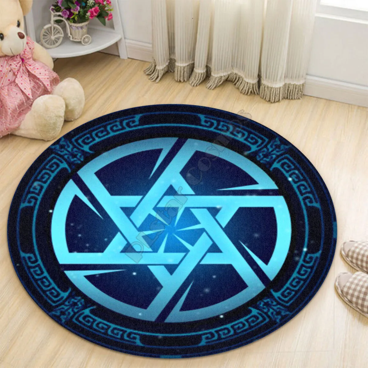 Magic Circle Premium Round Rug 3D Printed Rug Non-slip Mat Dining Room Living Room Soft Bedroom Carpet 02
Magic Circle Premium Round Rug 3D Printed Rug Non-slip Mat Dining Room Living Room Soft Bedroom Carpet 02