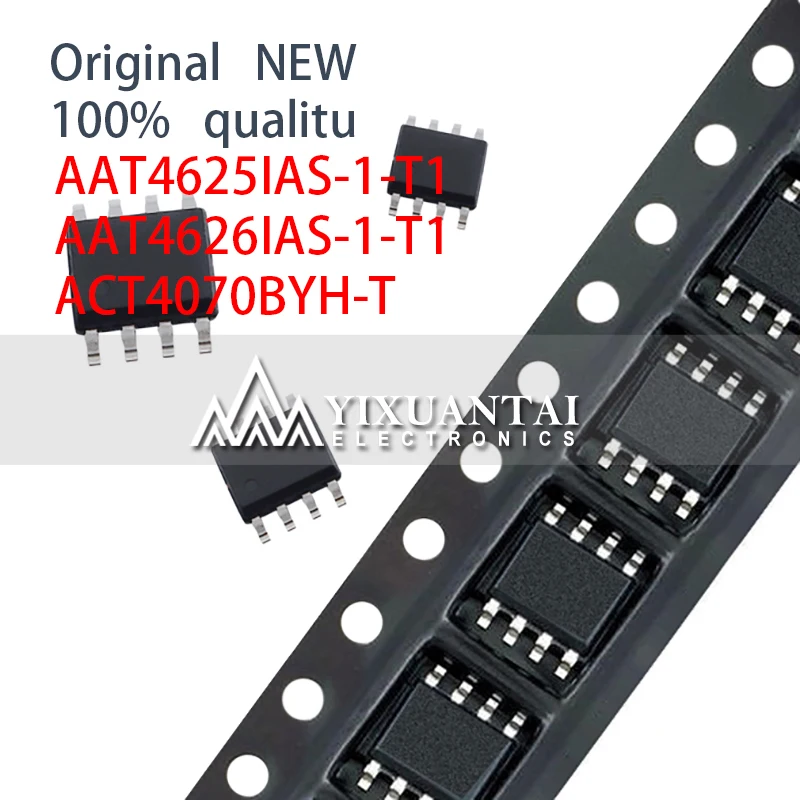 10pcs 100% NEW SOP8 SMD AAT4625IAS-1-T1 AAT4626IAS-1-T1 ACT4070BYH-T AAT4625 AAT4626 ACT4070 4625 4626 4070 SOIC-8
10pcs 100% NEW SOP8 SMD AAT4625IAS-1-T1 AAT4626IAS-1-T1 ACT4070BYH-T AAT4625 AAT4626 ACT4070 4625 4626 4070 SOIC-8