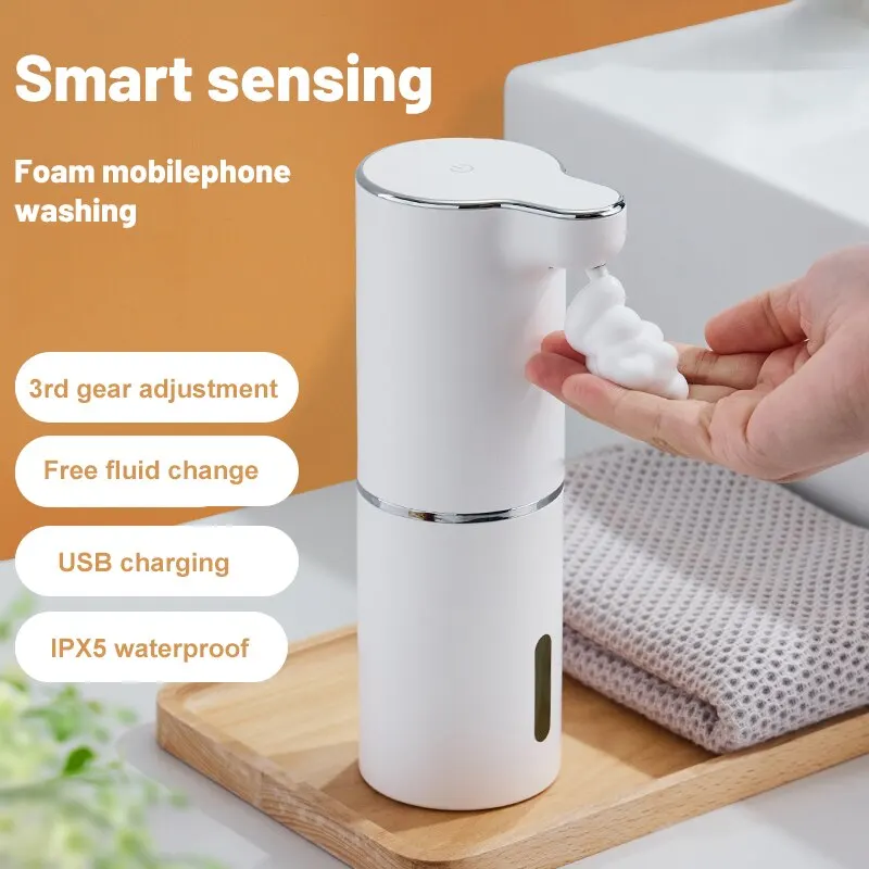 1PC White 300ML Automatic Foam Soap Dispensers Smart Foam Machine Infrared Liquid Soap Dispenser Pump Hand Sanitizer 
1PC White 300ML Automatic Foam Soap Dispensers Smart Foam Machine Infrared Liquid Soap Dispenser Pump Hand Sanitizer