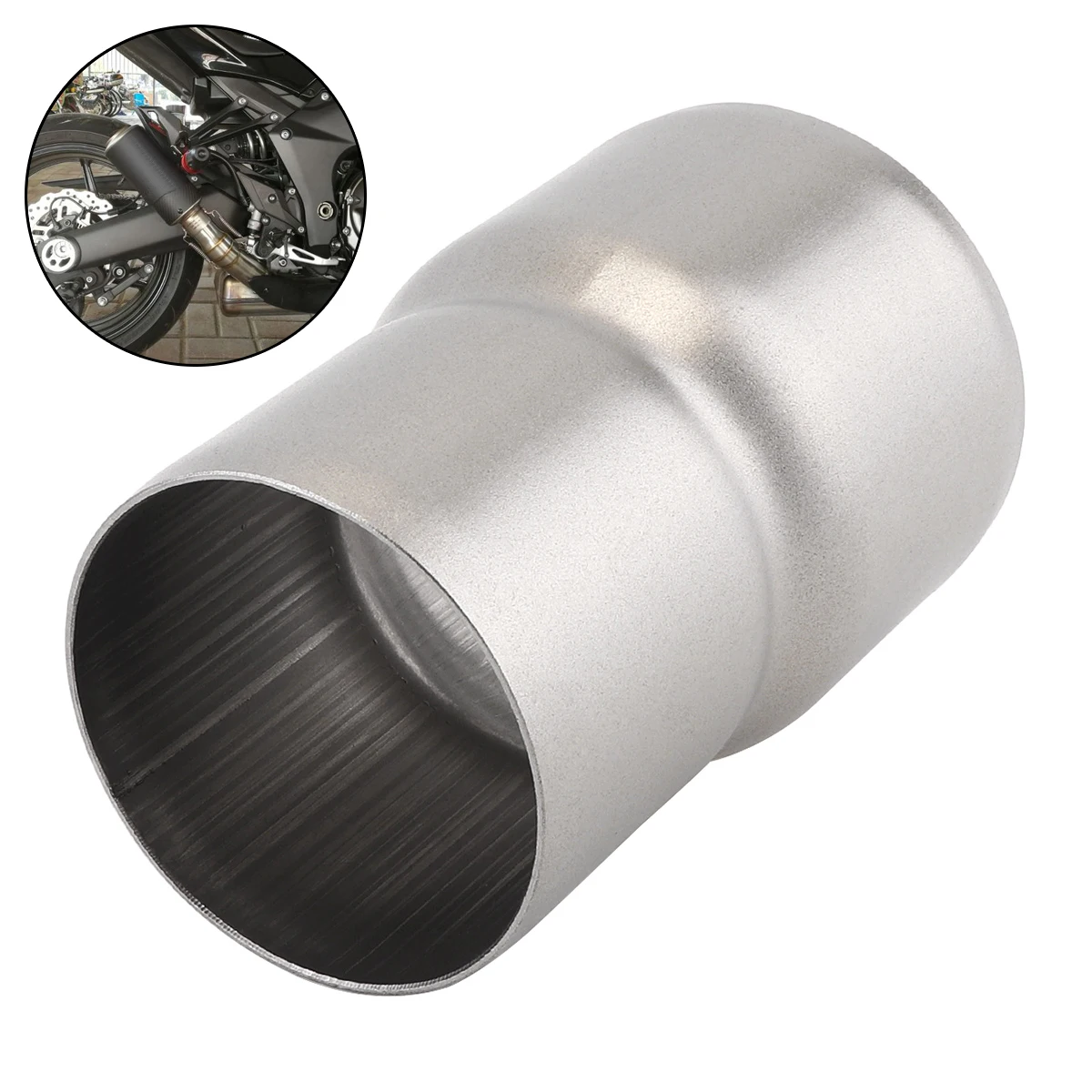 Universal 51MM to 60MM Converter Stainless Steel Motorcycle Exhaust Systems Connecting Rod Lower Tube for Motorcycle ATV
Universal 51MM to 60MM Converter Stainless Steel Motorcycle Exhaust Systems Connecting Rod Lower Tube for Motorcycle ATV